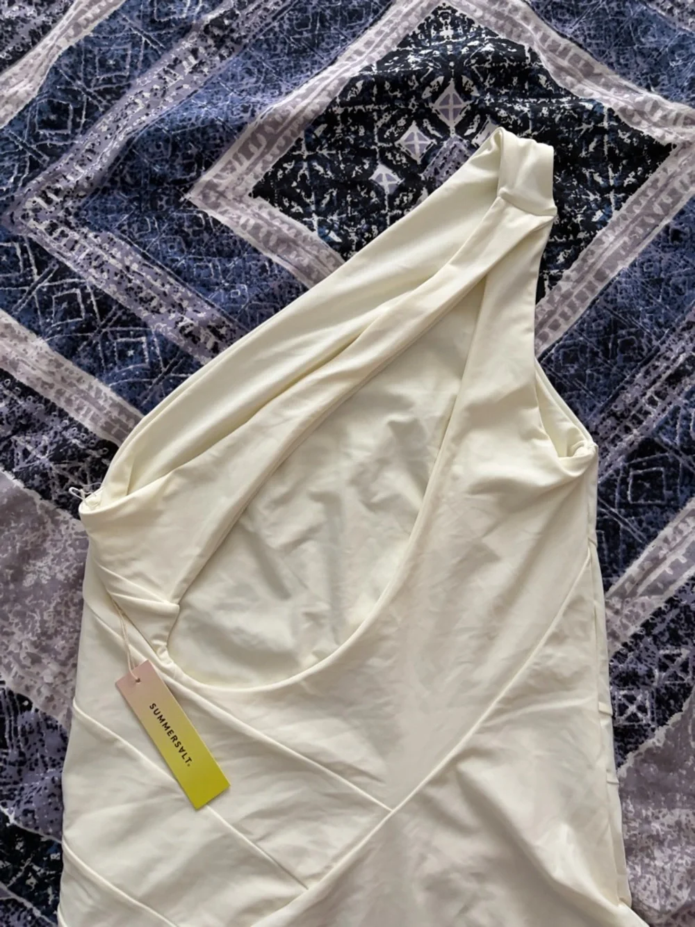 Summersalt Bachelorette Swimsuit One-Shoulder White - Picture 14 of 16